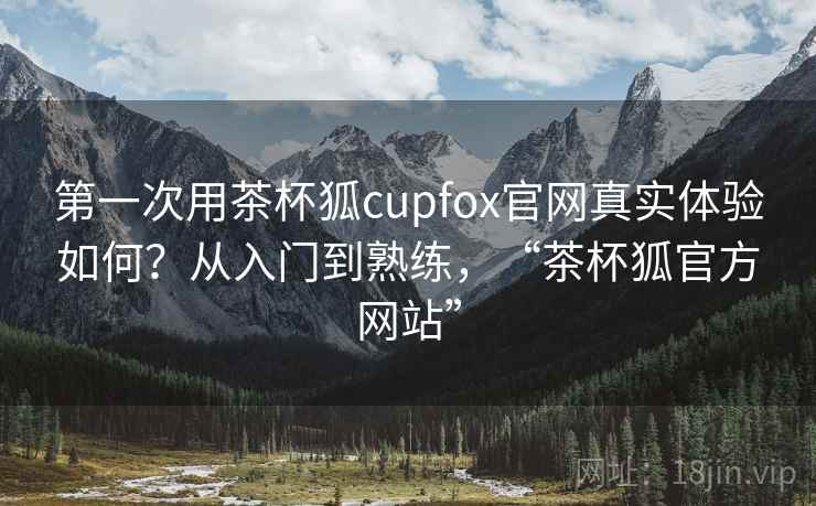 第一次用茶杯狐cupfox官网真实体验如何？从入门到熟练，“茶杯狐官方网站”