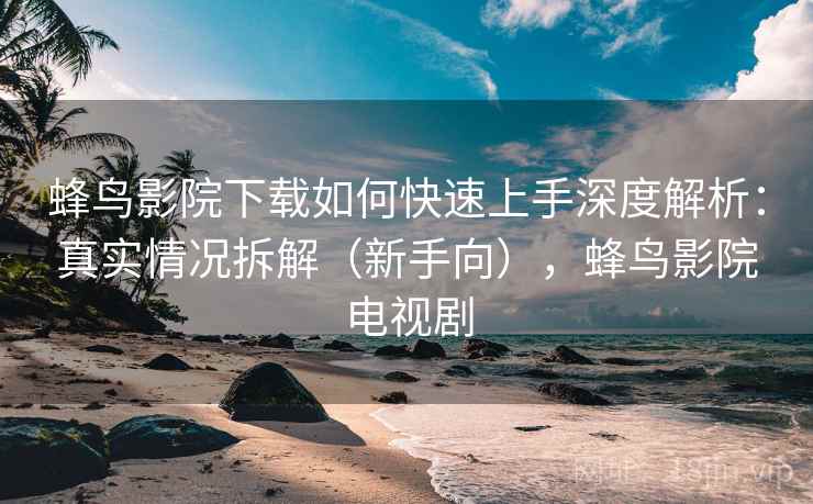 蜂鸟影院下载如何快速上手深度解析：真实情况拆解（新手向），蜂鸟影院电视剧