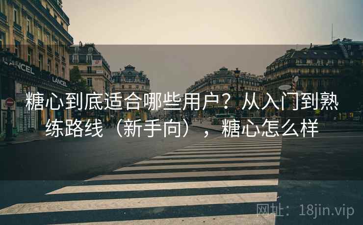 糖心到底适合哪些用户？从入门到熟练路线（新手向），糖心怎么样