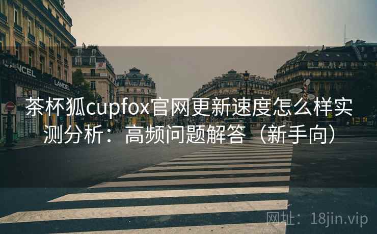 茶杯狐cupfox官网更新速度怎么样实测分析：高频问题解答（新手向）